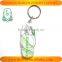 blank photo Keyholder square shape with paper insert keyring plastic keyring