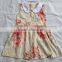 New Arrival China kids dress design for boys linen cotton baby girls pinafore dress
