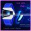 Smart Flight Shape LED Silicone Watch , Men Wristwatch