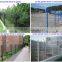 painted iron retractable fence gate