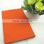 orange thermo pu hardcover a5 thick notebook with 120sheets
