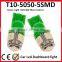 Super Bright T10 194 168 W5W 5050 5LED High Power LED Light Bulb car led light