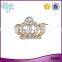 Fashion men's suits clothing accessories high quality diamond crown brooch pins                        
                                                                                Supplier's Choice