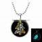 Wholesale fashion photo crystal pendant jewelry the Christmas tree necklace
