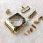 Anti scratch 24kt gold plated housings For apple watch housing For apple watch case