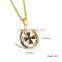 Best Selling Products In Europe 2016 Round Baseball Cross Necklace