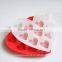 FDA /LFGB Food Grade Customized Silicone Heart Shaped Ice cube Trays