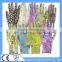 CE Approved 13G Flower Print Polyester Palm Coated PU Glove for Household Gardening