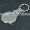 factory direct sale round metal keychain with custom logo