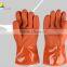 PVC on cotton jersey resistant-cold safety gloves