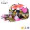 flower snapback cap custom floral fabric snapback cap