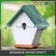 5 Colorful New Unfinished Wooden Bird House Wholesale
