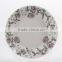 Linyi fine bone china food plate/hongshun porcelain dinner plate