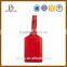 Wholesale Custom Genuine Leather Luggage Tag business card size luggage tag
