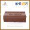low price brown car tissue box holder crochet tissue box cover