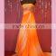 High end chiffon gradient color mother of the bride dress