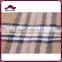 Beige Plaid Scarf Snood