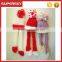 A-828 Wine Little Hand Knit Hat Toppers Christmas Knitting Bottle Topper Mini Hat Wine Bottle Topper for Holiday Ornament