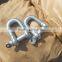 Galv. G-210 US Type anchor Forging Shackles High Quality D Type Shackle