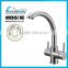 stainless steel red black white long neck kitchen faucet