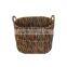 Water Hyacinth Storage Baskets With 2 Handles / Storage Bin