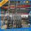 Stationary Hydraulic Guide Rail Vertical Lift Conveyor
