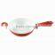Aluminum Non Stick Ceramic Deep Wok With Double Handles