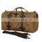 Waterproof Waxed Canvas Travel Bag With Leather Trim                        
                                                Quality Choice