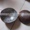Black eggshell coconut shell bowl