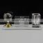 2016 china good crystal office table decoration gift set item
