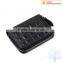 Crocodile pattern leather credit card holder with zipper