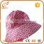 China  korean style knitted custom pink fishing hat