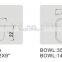 Kitchen sink High quality Stainless steel sink 304 stamping undermount sink -KS-UM-D81