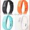Unisex sport silicone pedometer wristband