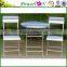 Hot Selling Antique Vintage Design 3 Pcs Folding Table Chair Garden Patio Set For Home Garden