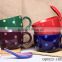 400ml promotional gift soup mug with dots