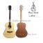 36" nature color steel string vintage folk travel baby guitar