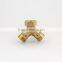 Garden Y shutoff connector Brass faucet adapter dual outlet