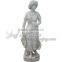 Lady Marble Carving, Stone Figure Statue, Life-size marble statue