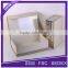 Luxurious handmade rigid paper clothing packaging box