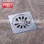 Chrome Plated 150*150mm Floor Drainer Square Drainer