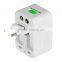 Universal World Travel Adapter All-in-one AC Power Adapter Converter with US/UK/ AUS/ EU Plug