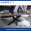 TB home Styles table vintage walnut veneer dining table