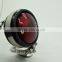 Black Round Red LED Tail Light Lamp for Harley Motorcycle Bobber Chopper 12V