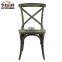 french modern wedding hire use X back chair for dining party