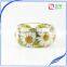 Elegant jewelry women wholesale transparent bangles with dried sunflower bracelets