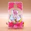 Hot Selling Charging Perfume Series TPU+PC 2-in-1 Hybrid Pattern Phone Case Built-in Ring Bracket For Samsung Note4