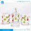 Rainbow Pattern Tooth Brush, Set or Separate of Tumbler Cotton Jar Lotion Dispenser Soap Dish Acrylic Bathroom Accessory
