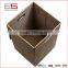 Household Essentials Coffee Linen Clothes Hamper Basket with Lid