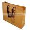 Custom beautiful kraft paper bag with handle/ kraft paper shopping bags with handles/ kraft paper shopping tote bag wholesale